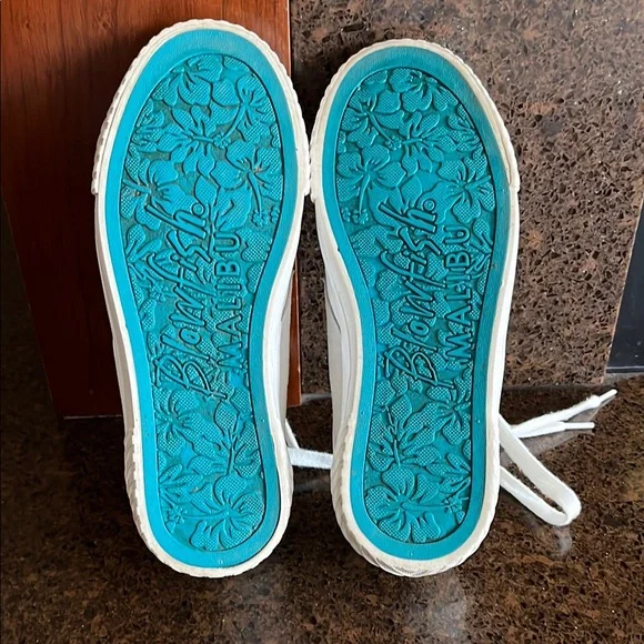 Blowfish White Textured Sneakers - Picture 4 of 5